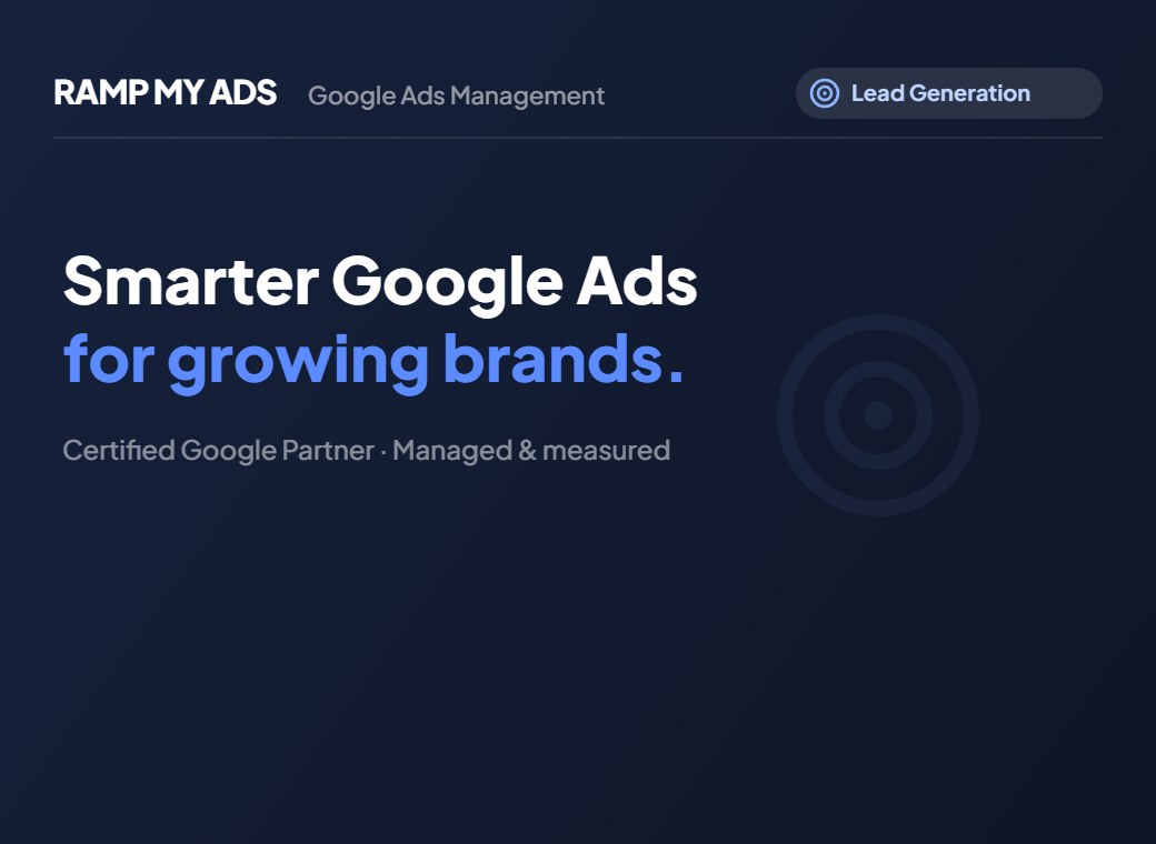 Drop a leads / conversions dashboard screenshot